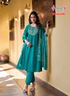 Vedanshi Vol 1 By Mystic 9 Rayon Wholesale Kurti With Bottom Dupatta In India